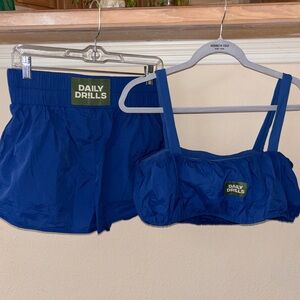 Daily Drills shorts & Bubble top